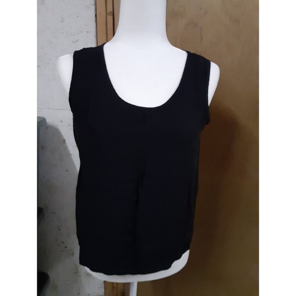 Studio C Tank Top Black Size Medium - Picture 1 of 3